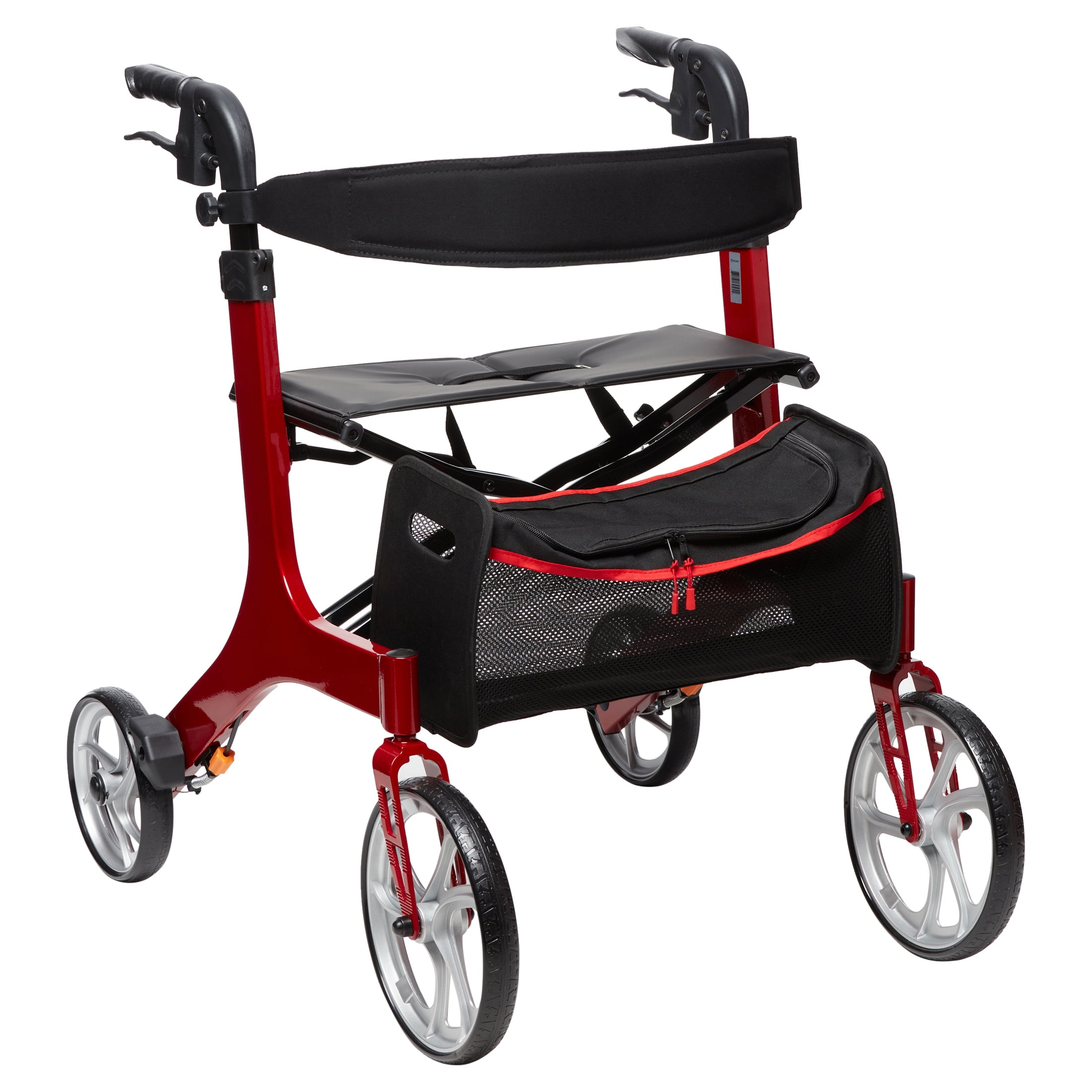 Equate Premium Lightweight Aluminum Frame Rolling Walker, Tall Height