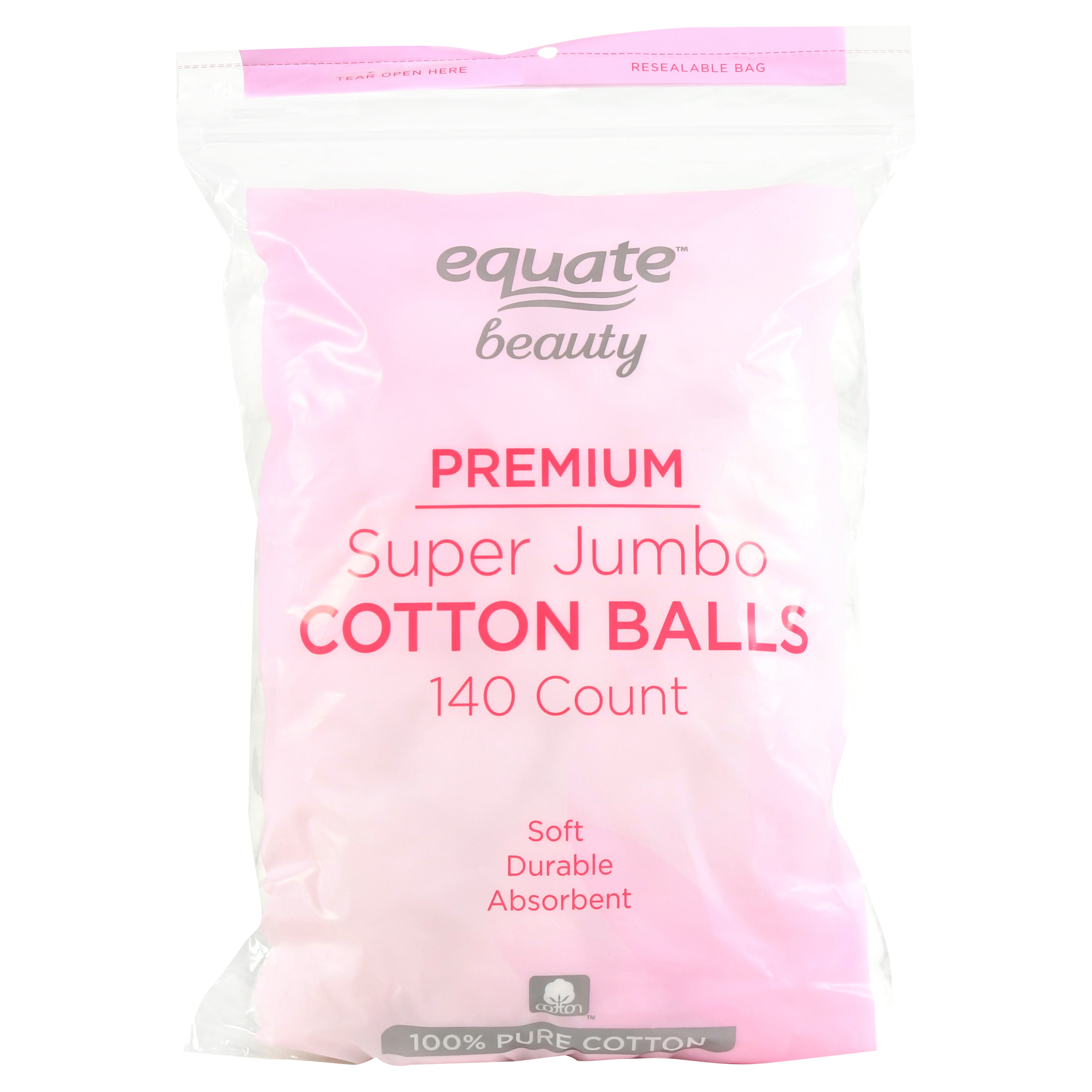 Equaline Cotton Balls, Super Jumbo, Cotton Balls & Swabs