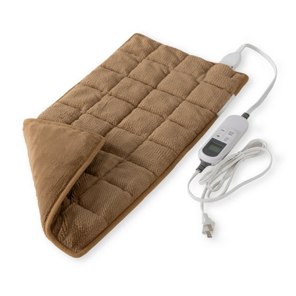 Equate PrimaLushTM Weighted Heating Pad with 10-Setting Controller, 12” x 24”, 1 Count