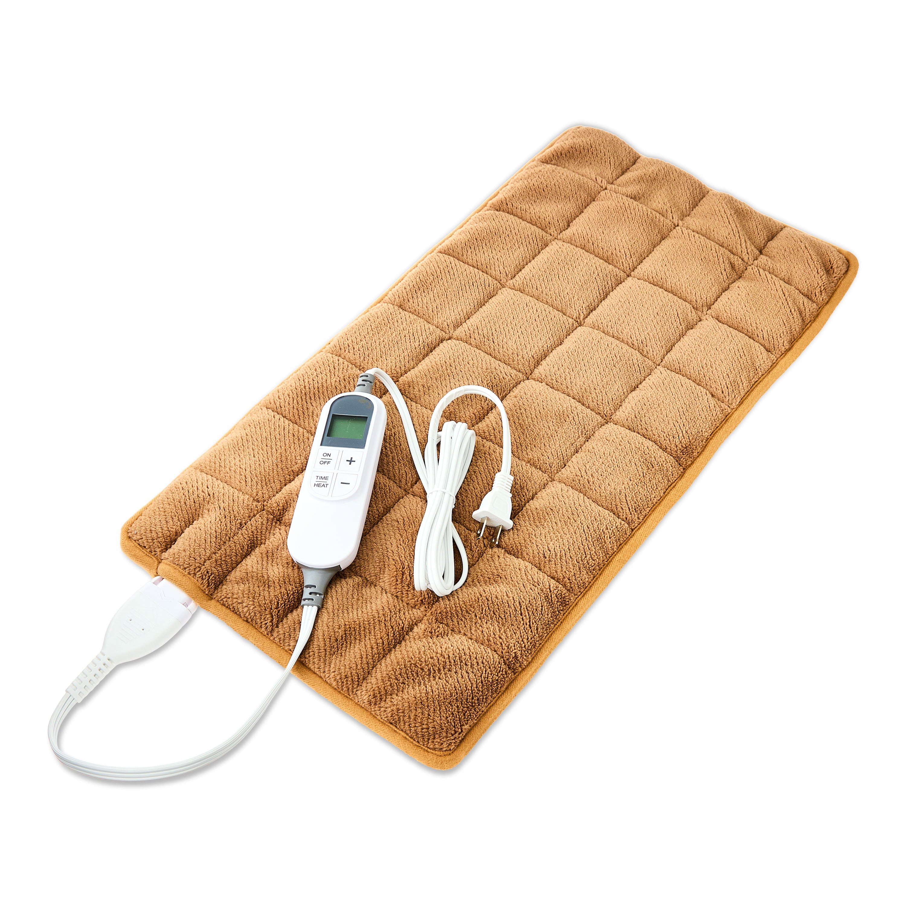 Equate PrimaLushTM Weighted Standard Heating Pad with 10-Setting Controller