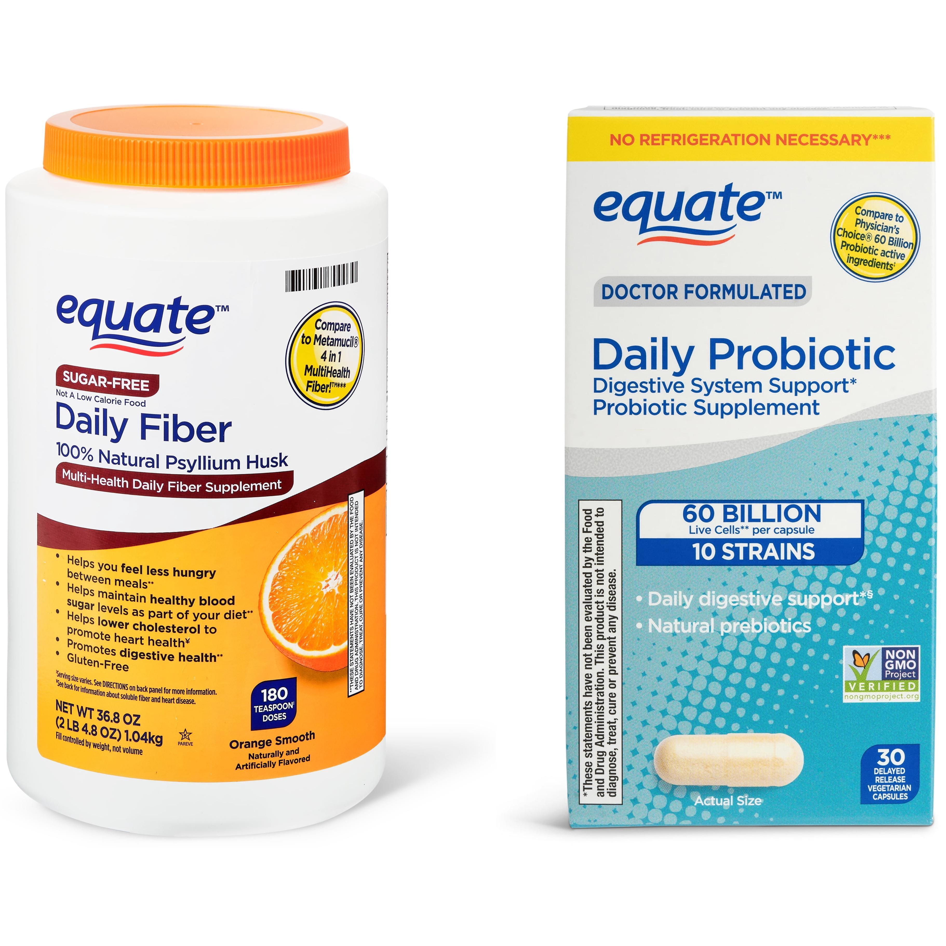 Equate Probiotic and Fiber Bundle