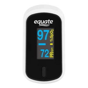Equate Fingertip Pulse Oximeter, Pulse Rate Monitor and SpO2 Levels
