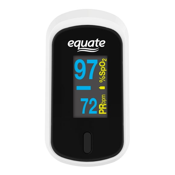 Equate Fingertip Pulse Oximeter, Heart Rate Monitor and SpO2 Levels
