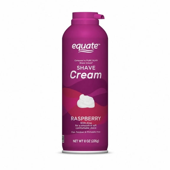 Equate Women's Raspberry Shave Cream, 8 oz