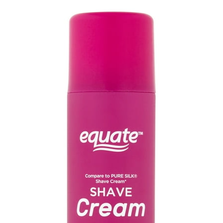 Equate Women's Raspberry Shave Cream, 8 oz, Compare to Pure Silk® Shave Cream