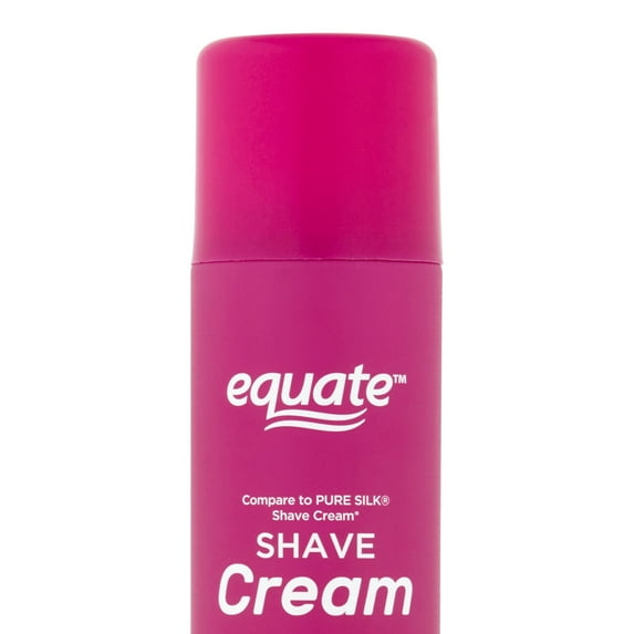Equate Women's Raspberry Shave Cream, 8 oz, Compare to Pure Silk® Shave Cream