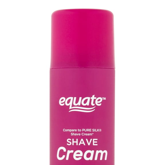 Equate Women's Raspberry Shave Cream, 8 oz, Compare to Pure Silk® Shave Cream