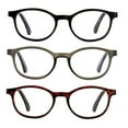 thumbnail image 1 of Equate 3-pack Unisex Rectangular Reading Glasses Ts-1011, +2.50, 1 of 8