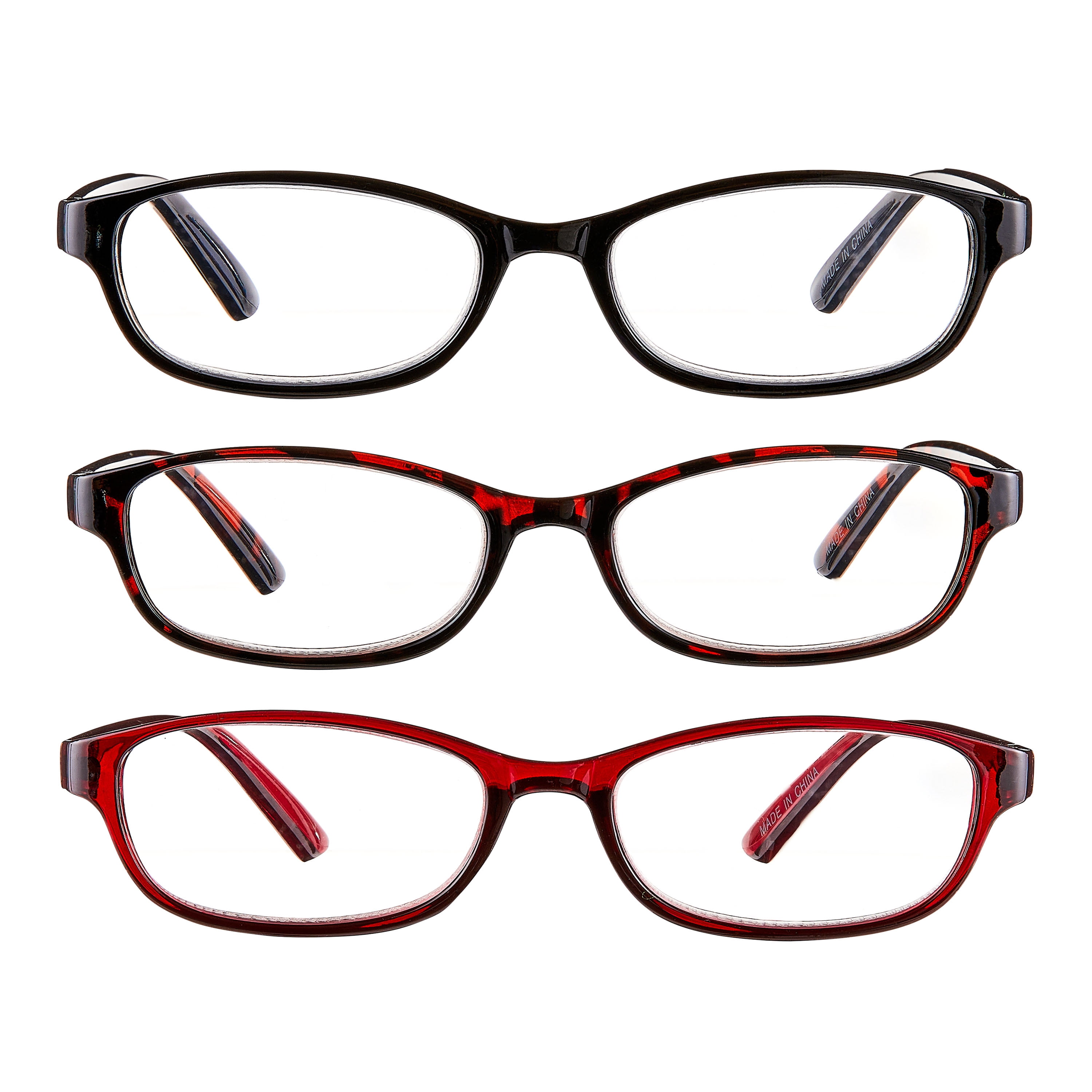 Equate Reading Glasses TS-2012, +1.75, 3 Pack - Walmart.com