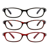 Equate 3-pack Women's Rectangular Reading Glasses Ts-2012,  1.75