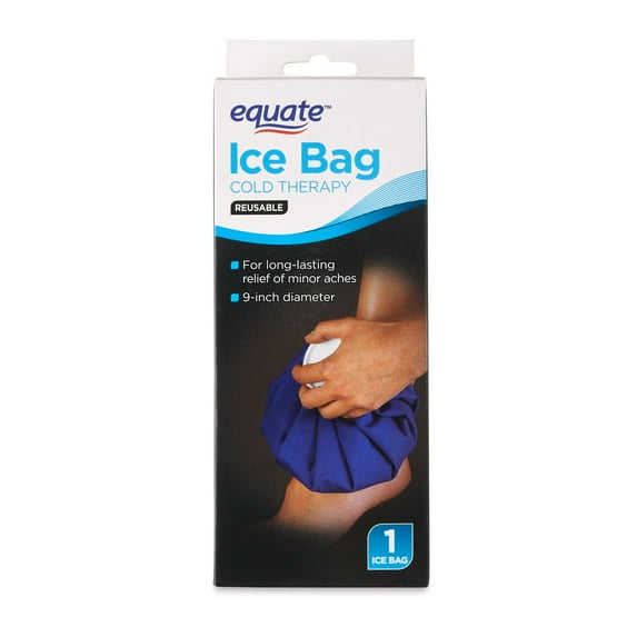 Equate 9 inch Reusable Cold Therapy Ice Bag for Pain Relief and Swelling