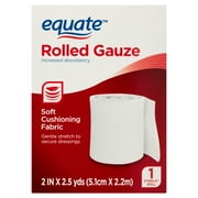 Equate Rolled Gauze, 2 in x 2.5 yds