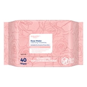 Equate Rose Water Cleansing Towelettes, 40 Count