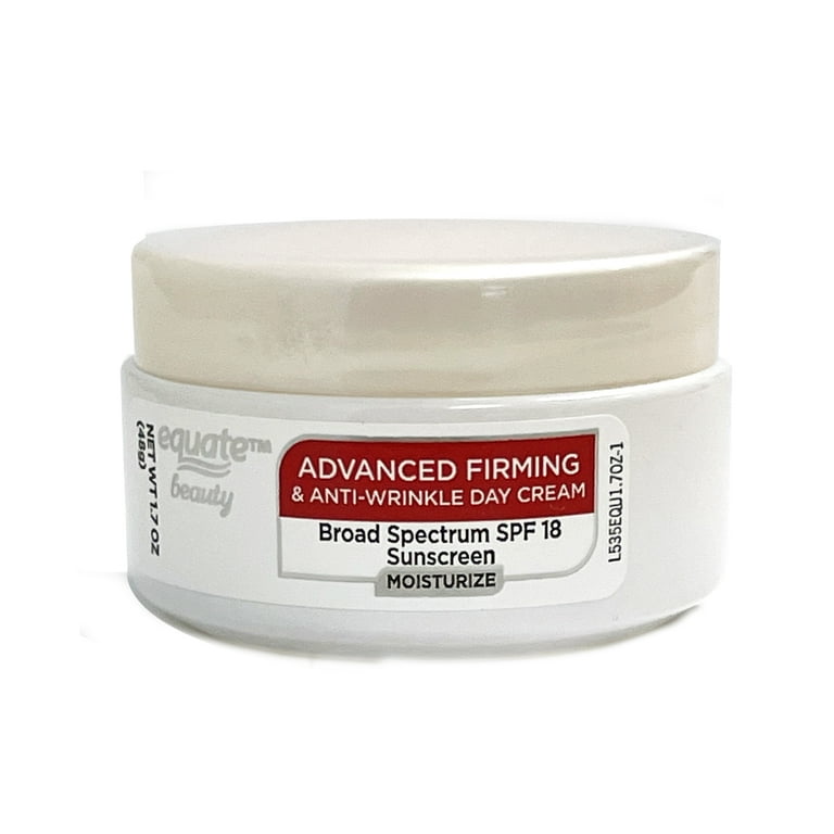 Equate Advanced Firming & Anti-Wrinkle Day Cream with SPF 18