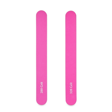Equate 280/320-Grit Salon-Style Files, Pink, 2 Count