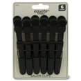 thumbnail image 1 of Equate Salon Clips Black,6 Count, Hold Hair in Place While Hairdressing, 1 of 4