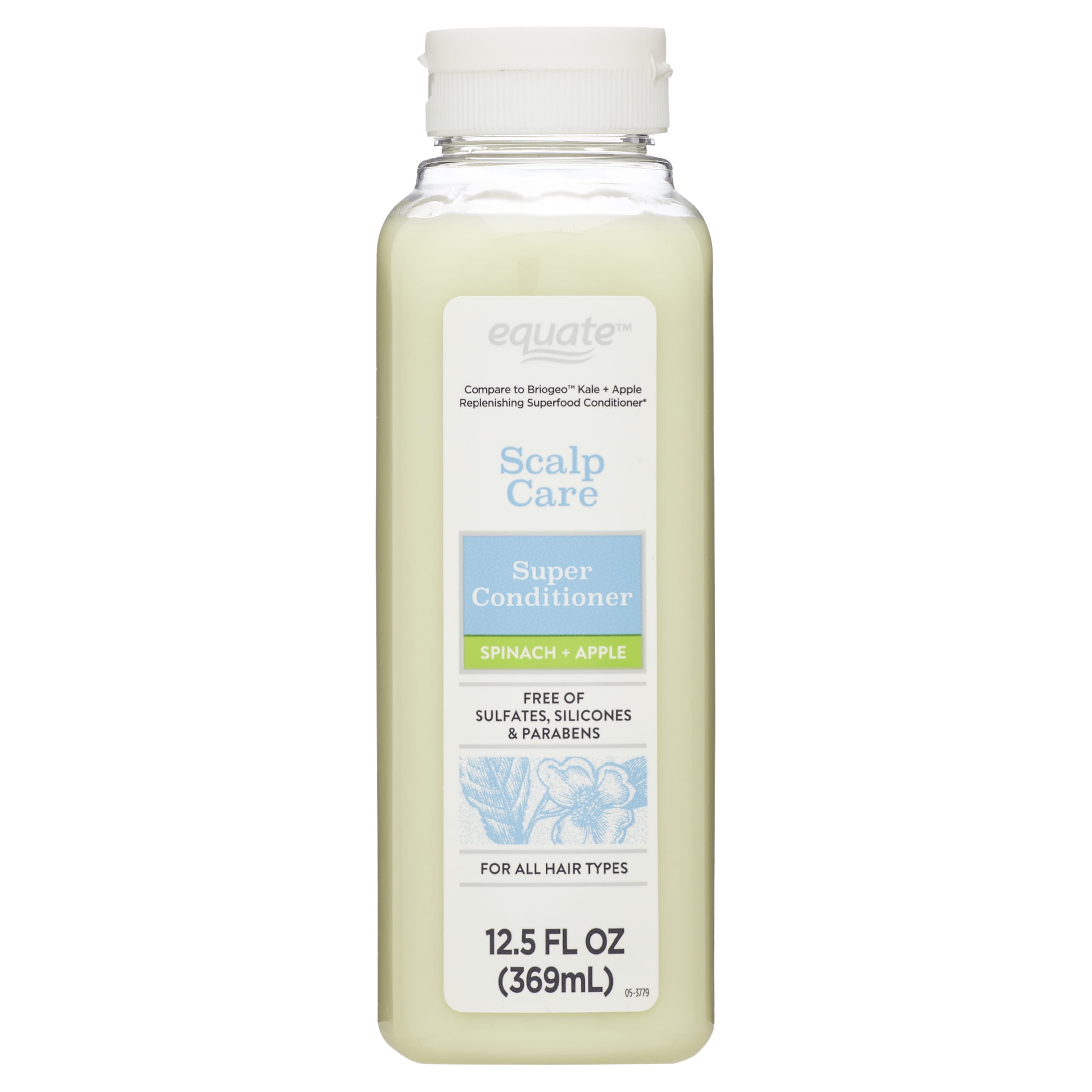 Equate Scalp Care Super Conditioner, Spinach + Apple, 12.5 fl oz