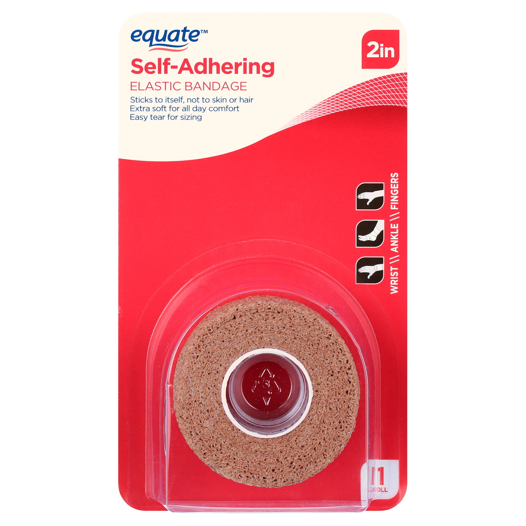 Equate Self-Adhering Elastic Bandage, 2", 1ct