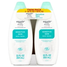 Equate Beauty Sensitive Skin Body Wash, Twin Pack, 48 fl oz, 2 Count ...