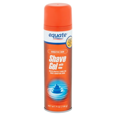 Equate Sensitive Skin Shave Gel with Aloe, 7 oz