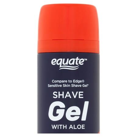 Equate Sensitive Skin Shave Gel with Aloe, 7 oz, Compare to Edge® Sensitive Skin Shave Gel