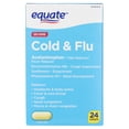 Equate Severe Cold & Flu Caplets, 24 Count, Compare to Tylenol® Cold + Flu Severe Active Ingredients