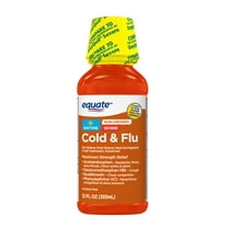Equate Non Drowsy Daytime Severe Cold & Flu Liquid, Original Flavor, 12 fl oz, Compare to Vicks® Dayquil® Severe Cold & Flu Active Ingredients