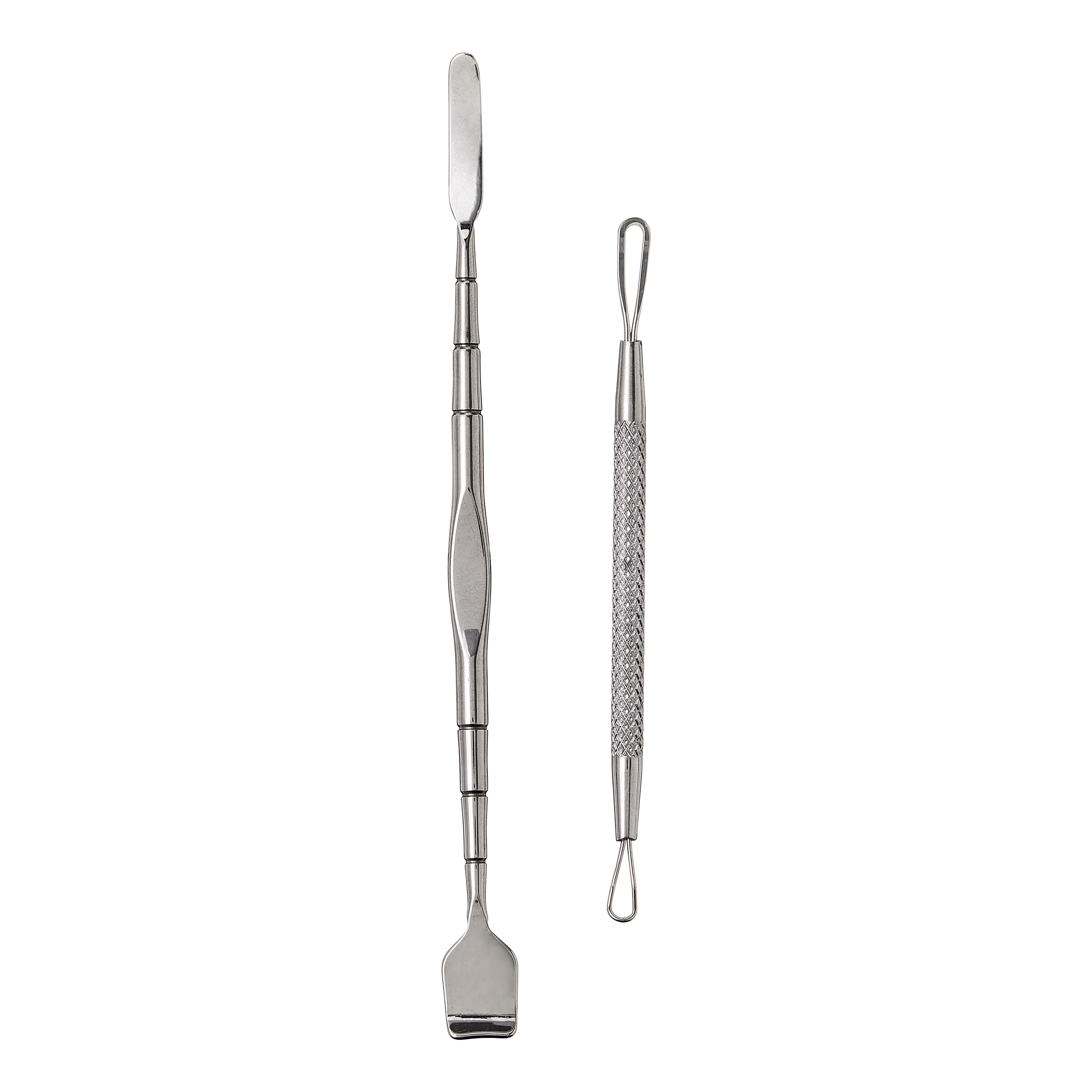 Equate Stainless Steel Blackhead And Whitehead Skincare Tool Duo, 2 Pieces