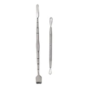 Equate Stainless Steel Blackhead And Whitehead Skincare Tool Duo, 2 Pieces