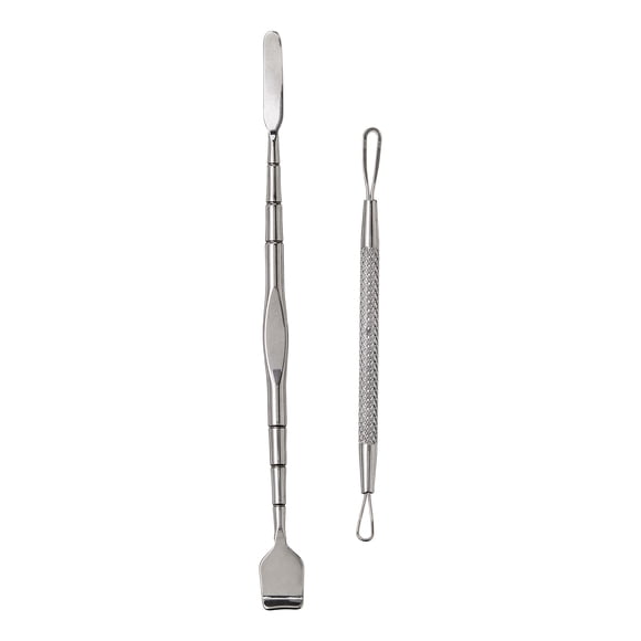 Equate Stainless Steel Blackhead And Whitehead Skincare Tool Duo, 2 Piece Set