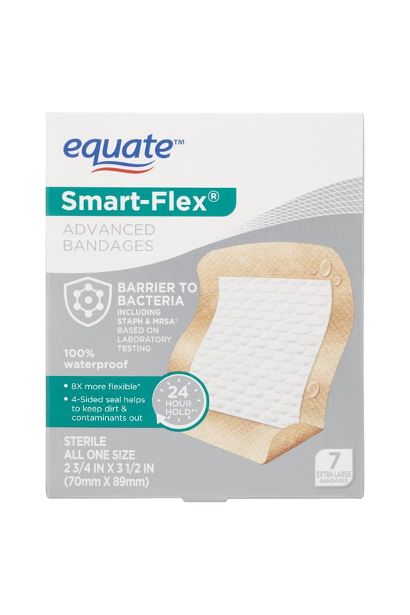 Smart-Flex Advanced Bandages, Extra Large, 7 Count