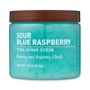 Walmart Shea Sugar Scrub, Sour Blue Raspberry, 18 oz