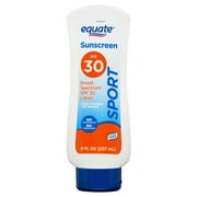 Equate Sport Broad Spectrum Sunscreen Lotion, SPF 30, 8 fl oz