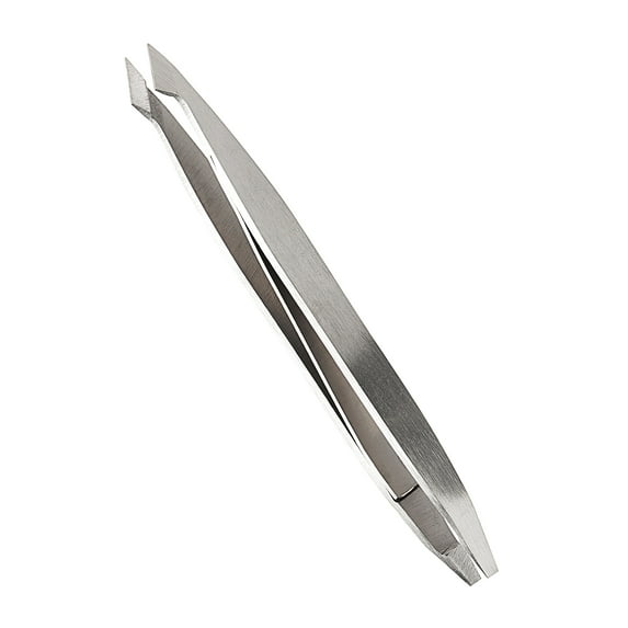 Equate Stainless Steel Dual-Ended Slant-Point and Straight-Tip Tweezers, 1 Count