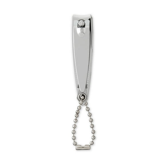 Equate Stainless Steel Curved Fingernail Clipper with File and Chain, 1 Count
