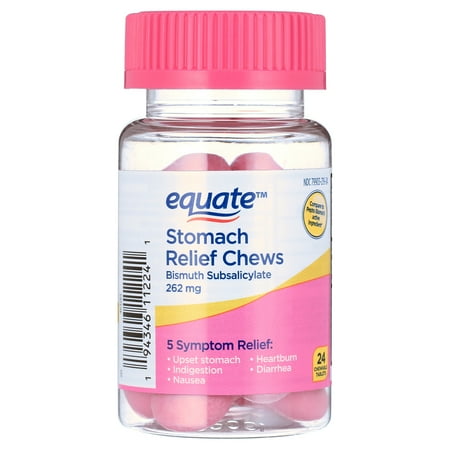 Equate Stomach Relief Chews, 24 Count
