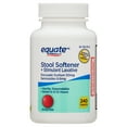 thumbnail interactive-video image 1 of Equate Stool Softener Plus Stimulant Laxative Tablets for Constipation, 240 Count, Compare to Colace® 2-IN-1 Active Ingredients, 1 of 11