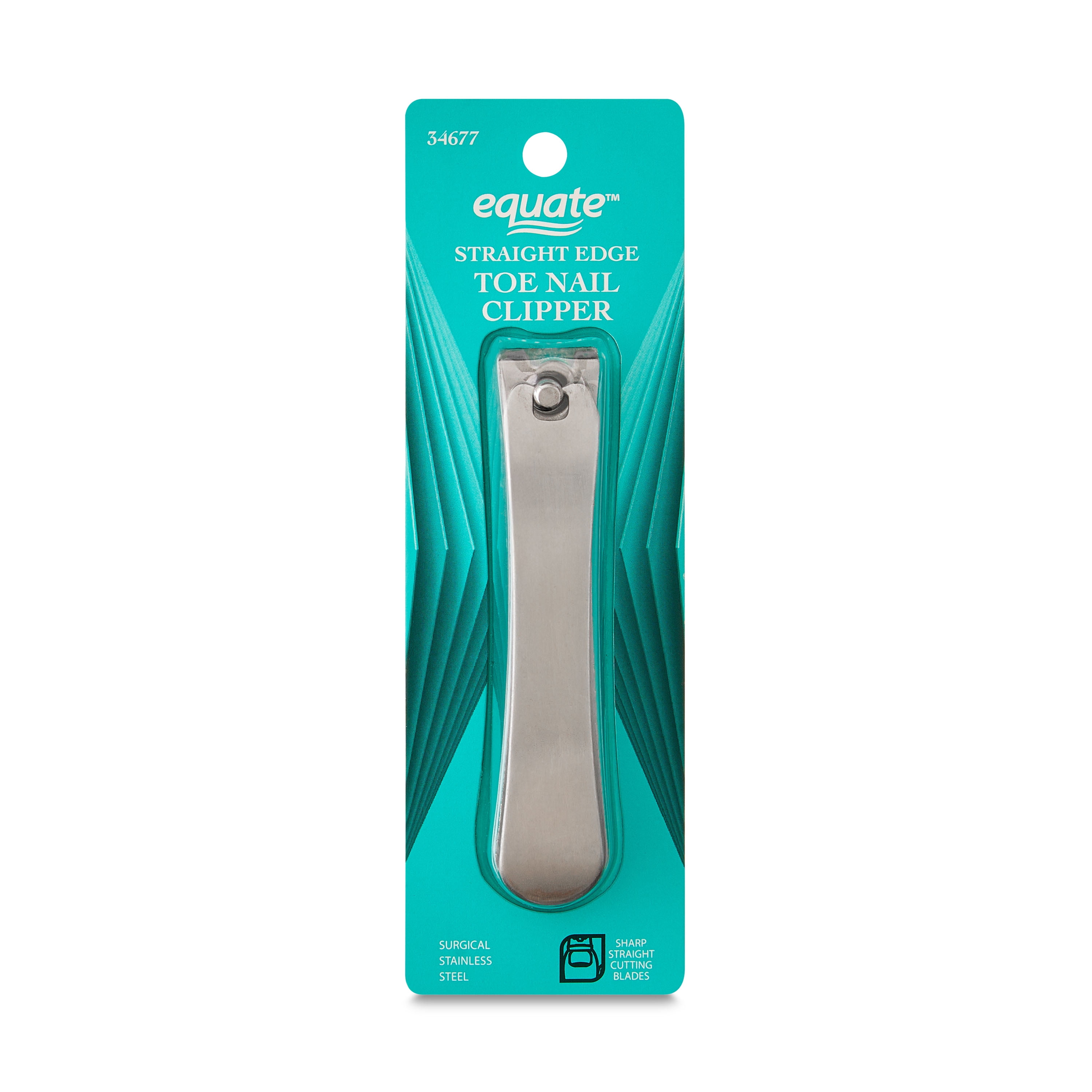 Equate Metal Straight-Edge Toenail Clipper - Walmart.com