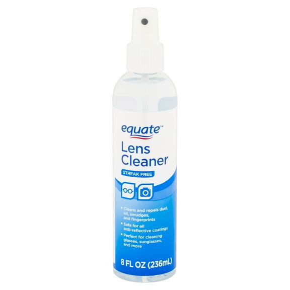 Equate Streak Free Lens Cleaner, 8 fl oz