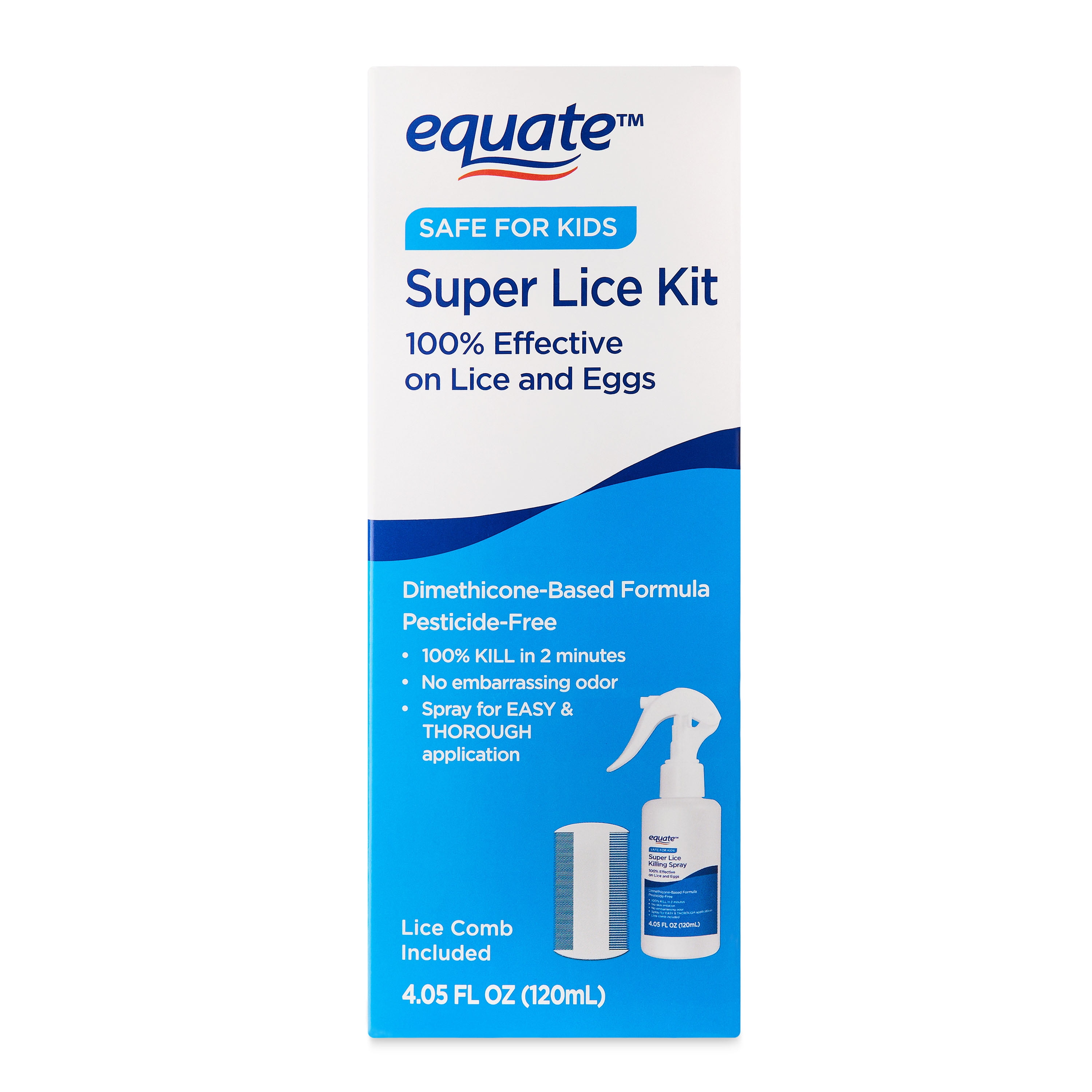 Equate Super Lice Kit 4.05 fl oz Walmart