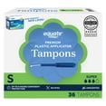 thumbnail image 1 of Equate Super Absorbency Unscented Tampons with Plastic Applicators, 36 Ct, 1 of 10