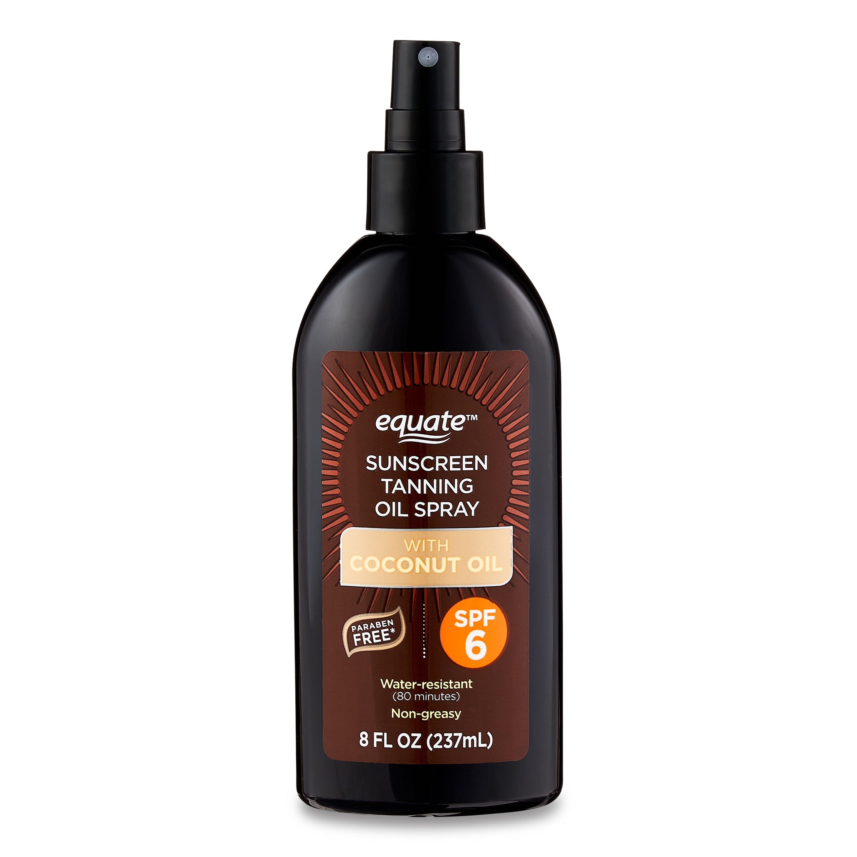 Equate Tanning Oil SPF 6 Mist 8 fl oz