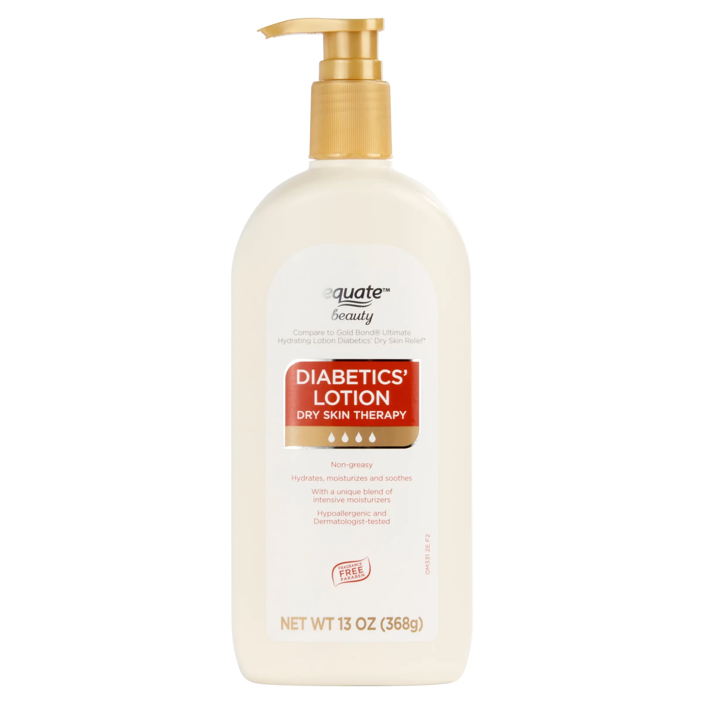 Equate Beauty Diabetics' Dry Skin Therapy Lotion, 13 oz
