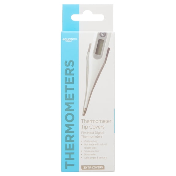 Equate Thermometer Tip Covers, 30 Count