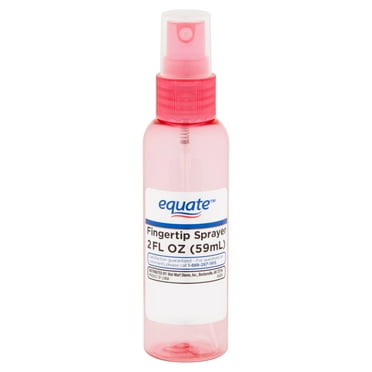 Equate Fingertip Spray Bottle for Travel, Color May Vary, 2 fl oz