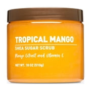 Equate Shea Sugar Scrub, Tropical Mango, 18 oz
