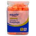 thumbnail image 1 of Equate Ultimate Fit Soft Foam Earplugs, 50 Pairs, 1 of 6