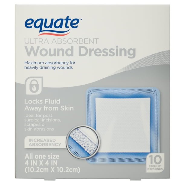 wound dressing supplies Equate Ultra Absorbent Dressing, 10 Count dry skin sherri hill formal dress Color:Ivory/Sand/Nude ECO-FRIENDLY FABRIC Advanced