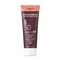 Equate Ultra Light Broad Spectrum Sunscreen Lotion for All Skin Tones, SPF 50, 8 fl oz
