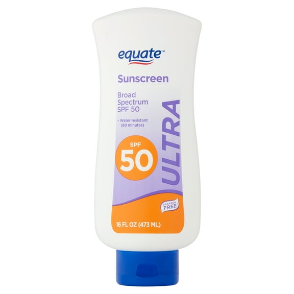Equate Ultra Sunscreen Broad Spectrum Lotion, SPF 50, 16 fl oz